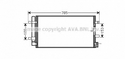 AVA QUALITY COOLING ai5360d -  Конденсатор, кондиционер